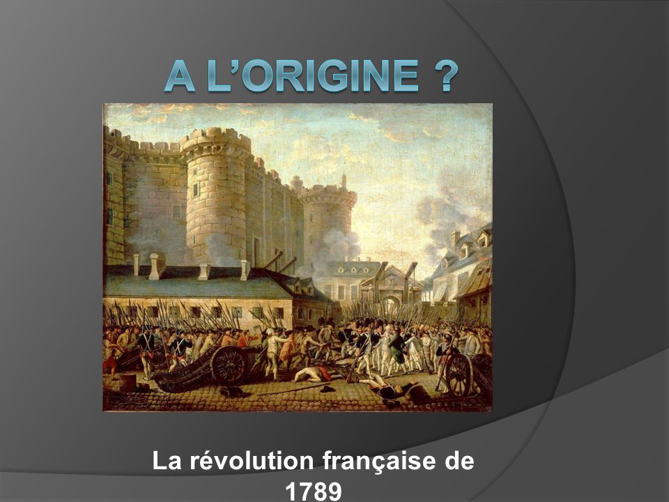 La révolution française de 1789