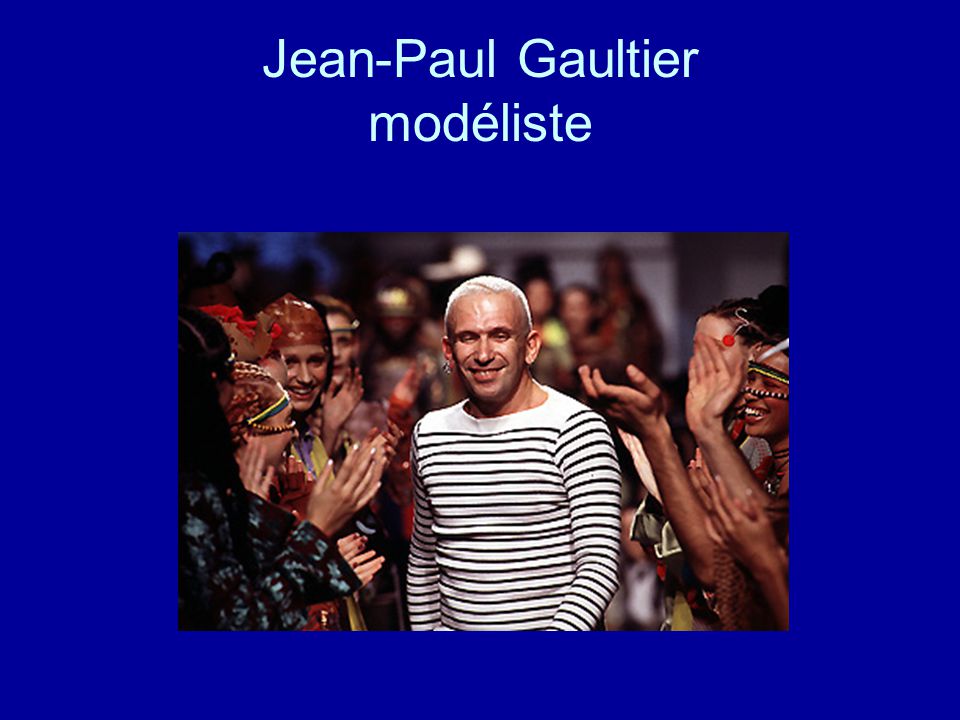 Jean-Paul Gaultier modéliste