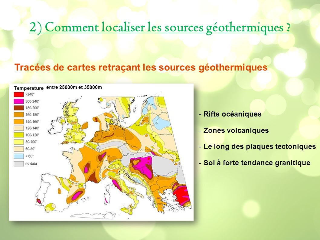 2) Comment localiser les sources géothermiques