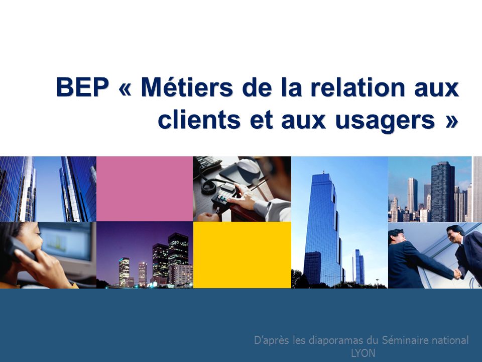 BEP « Métiers de la relation aux clients et aux usagers »