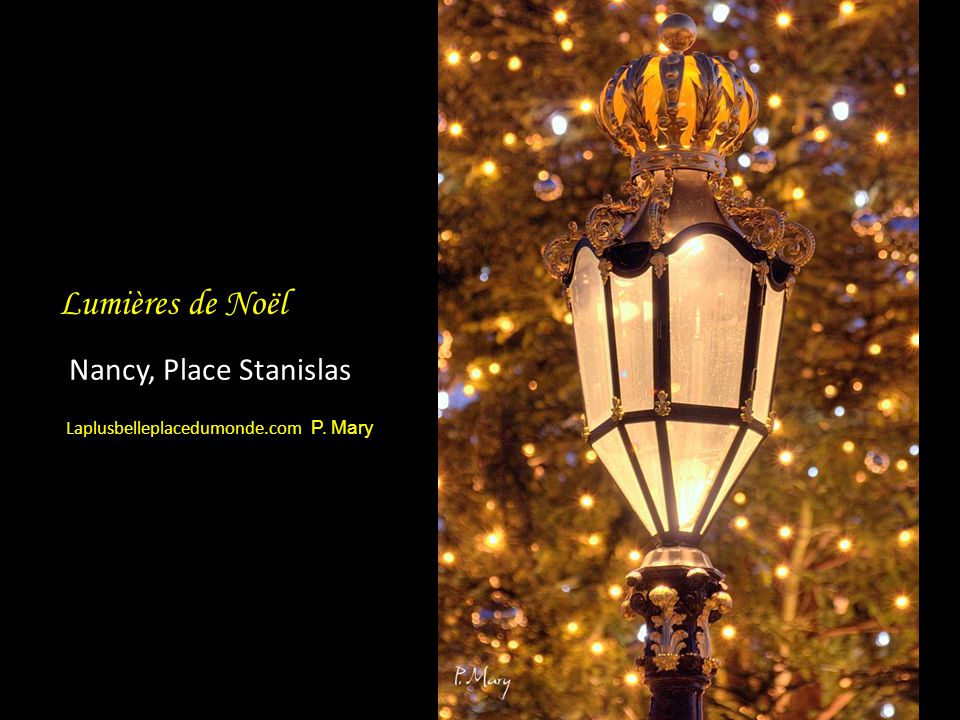 Nancy, Place Stanislas Lumières de Noël