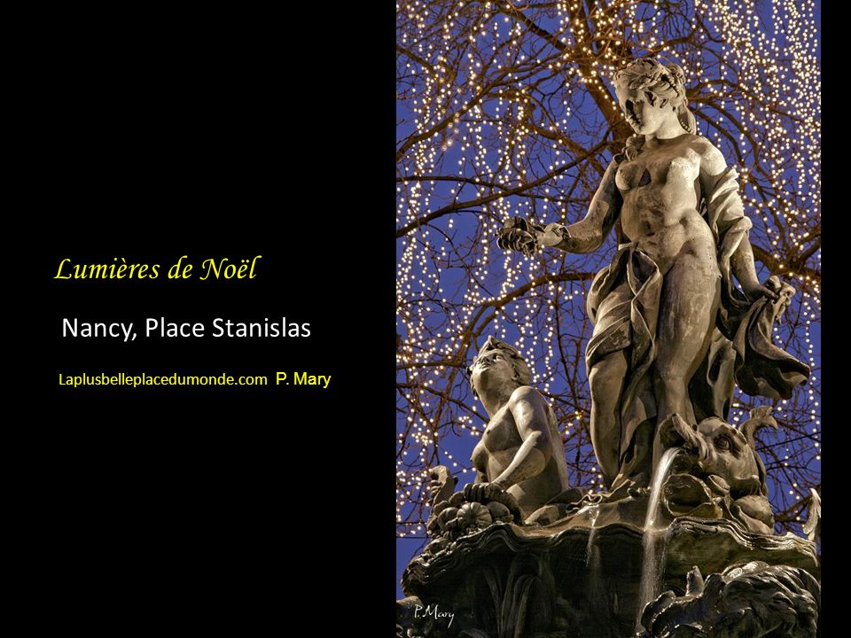 Nancy, Place Stanislas Lumières de Noël