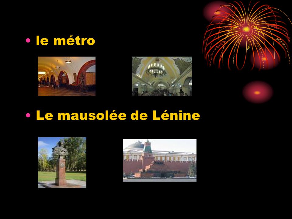 le métro Le mausolée de Lénine