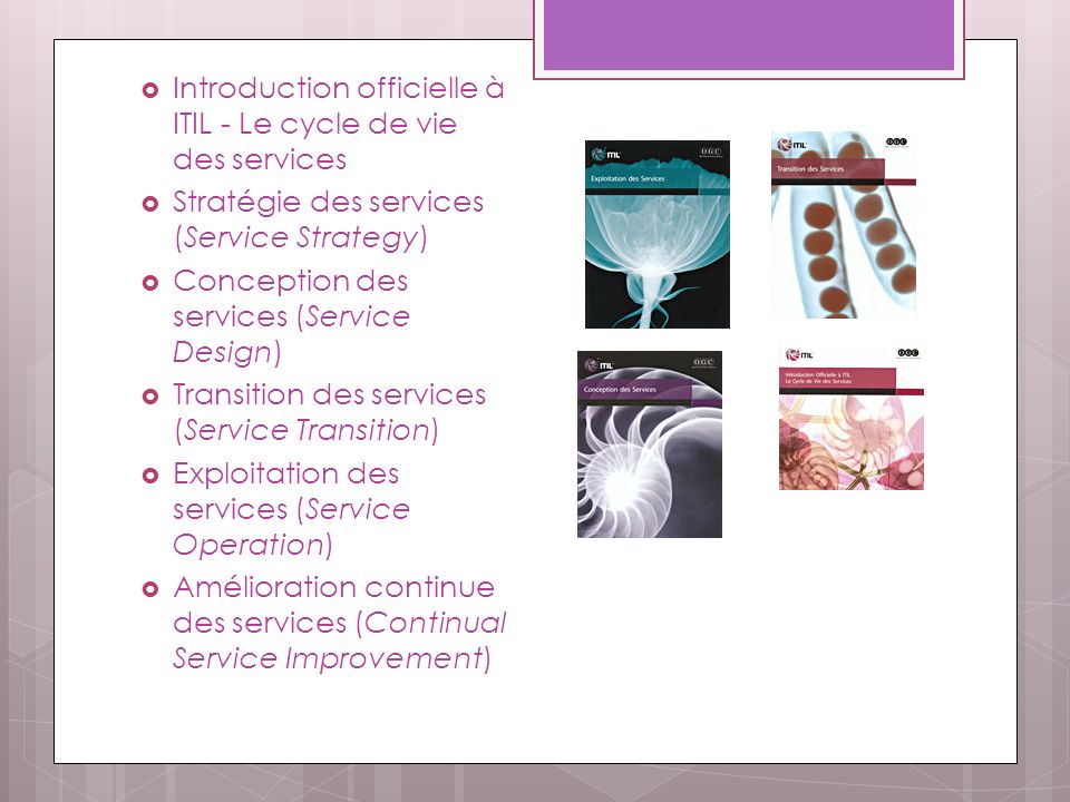 Introduction officielle à ITIL - Le cycle de vie des services