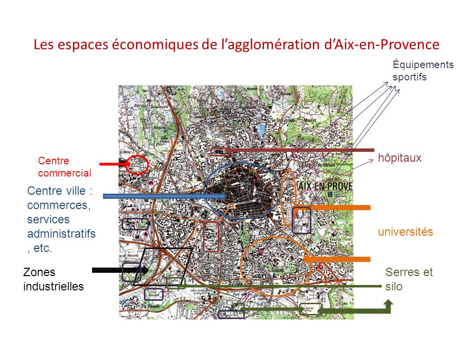 Les espaces économiques de l’agglomération d’Aix-en-Provence