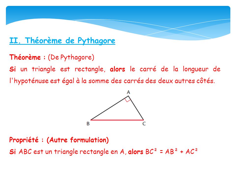 Ntroduire 103+ Imagen Formule Réciproque De Pythagore - Fr.thptnganamst ...