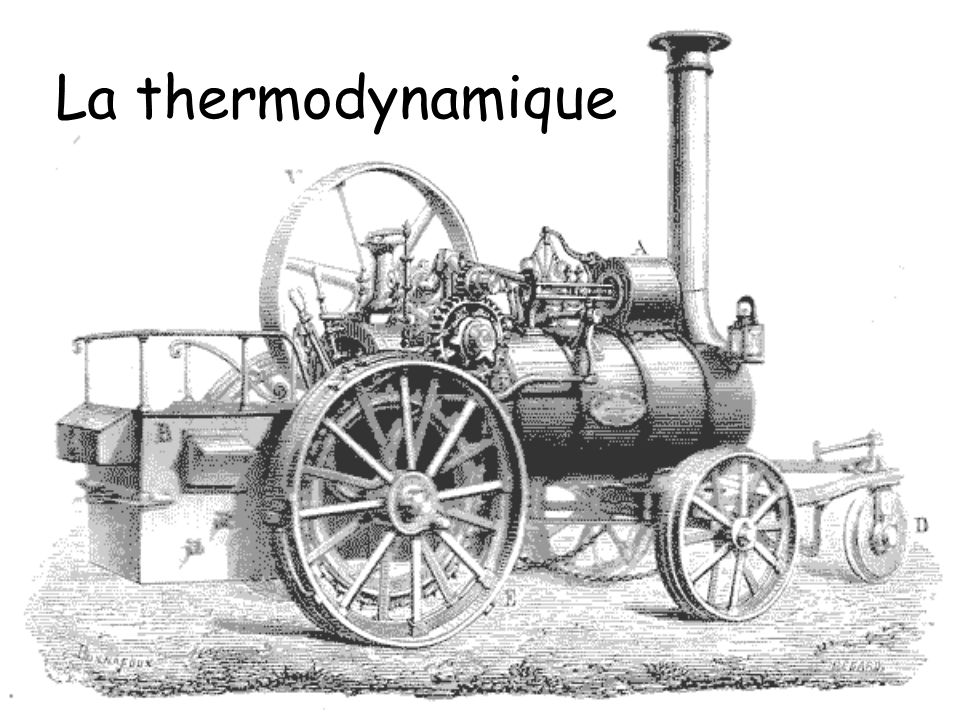 La thermodynamique