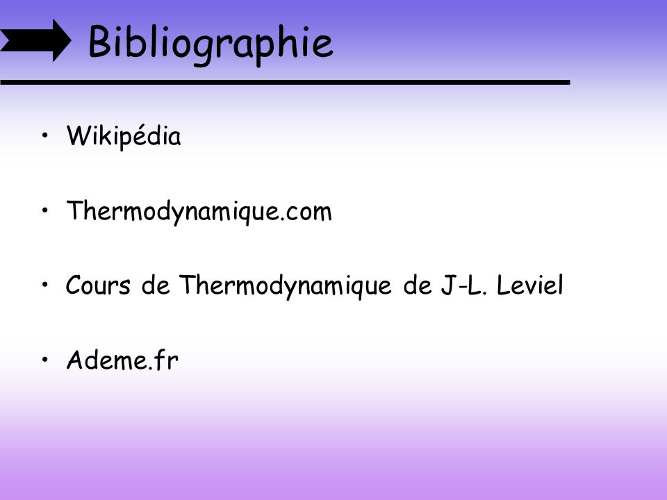 Bibliographie Wikipédia Thermodynamique.com