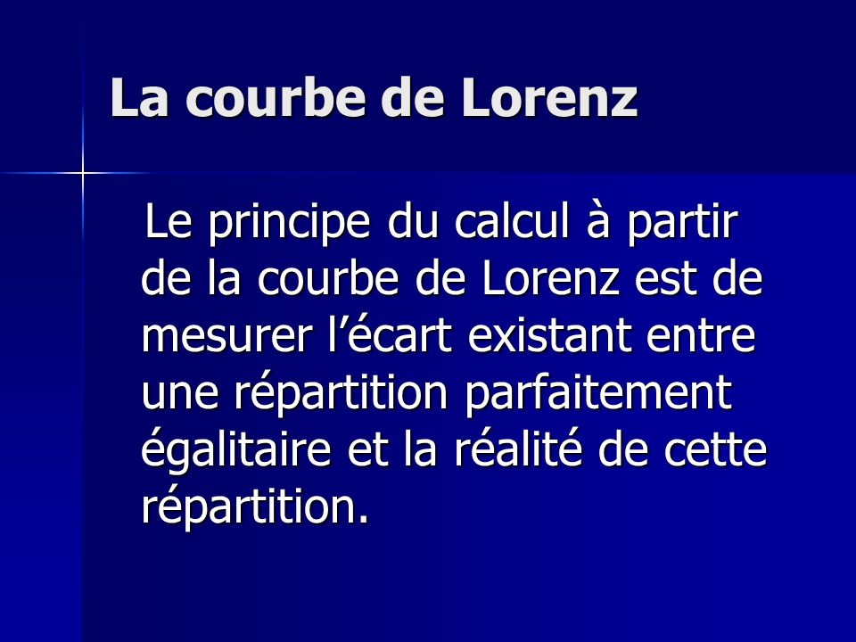 La courbe de Lorenz