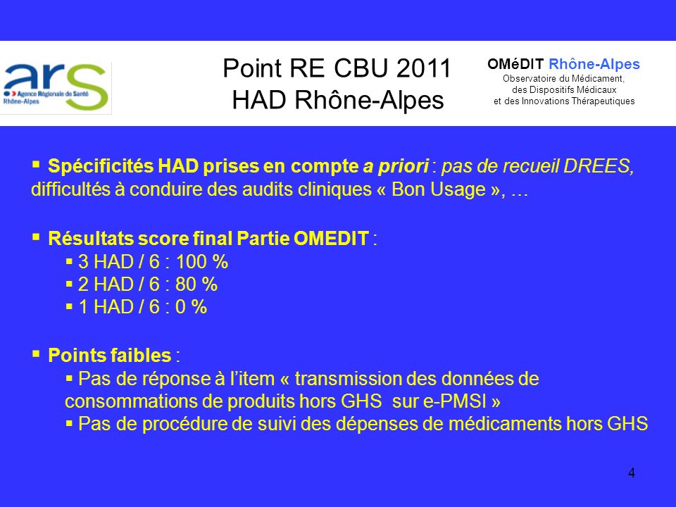 Point RE CBU 2011 HAD Rhône-Alpes