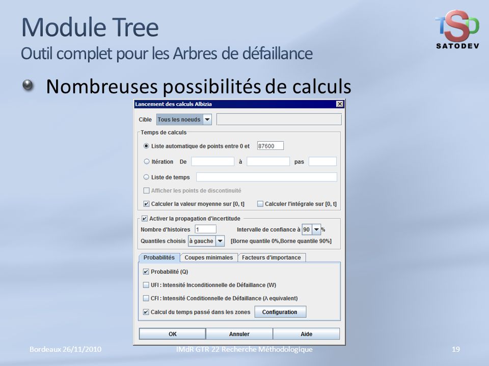 Logiciel d'arbre de défaillance – Module Tree du logiciel GRIF