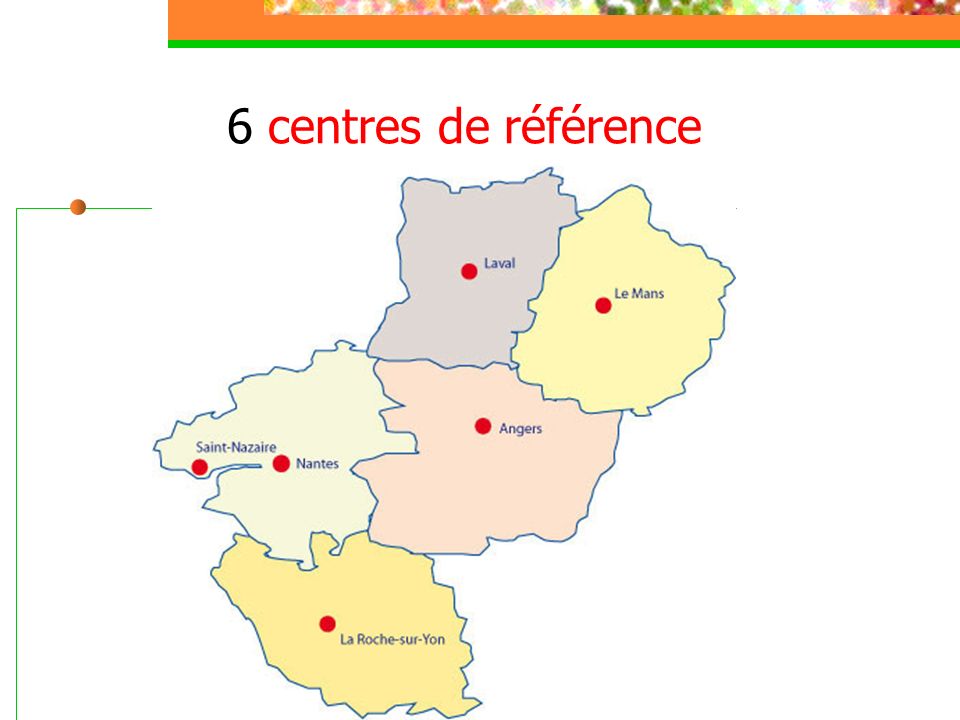 6 centres de référence