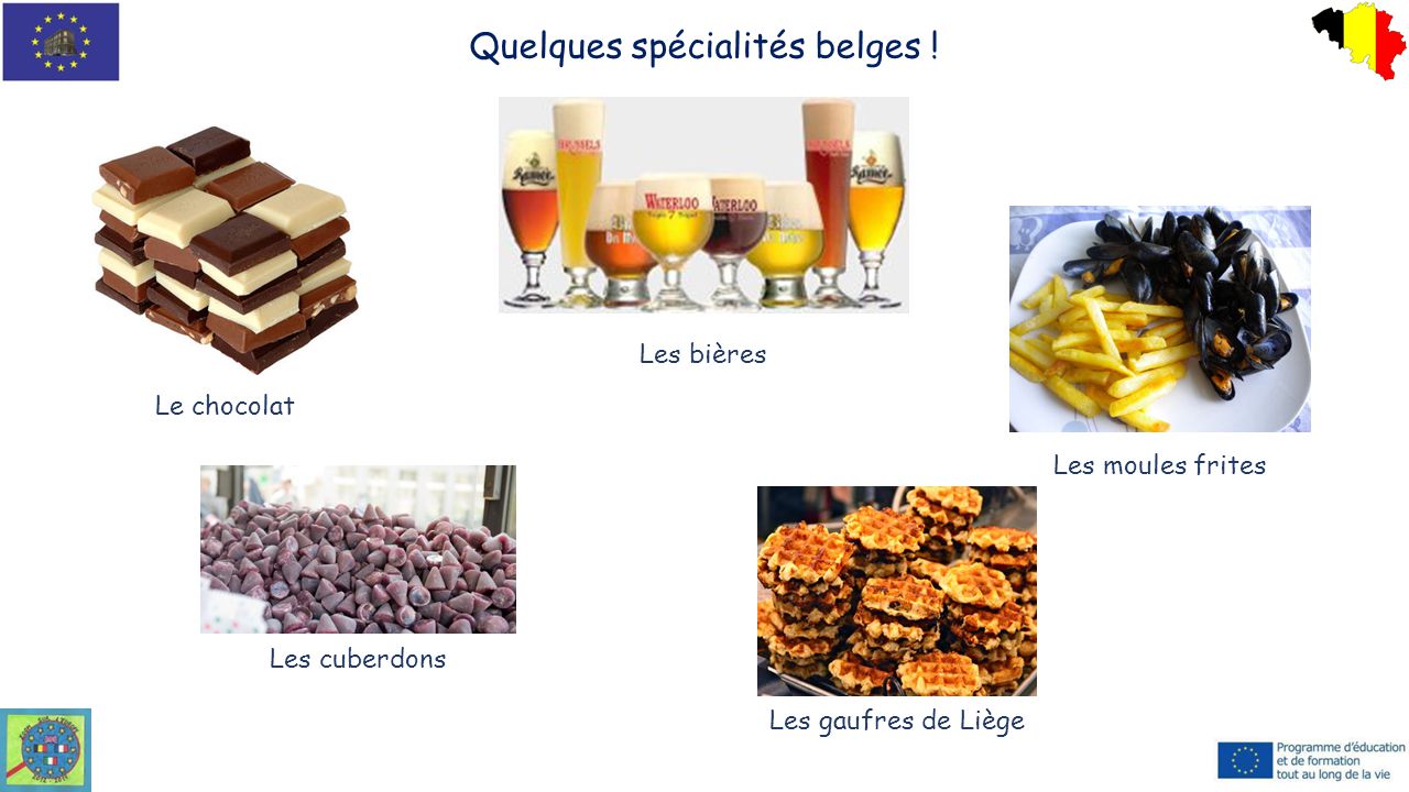 Quelques spécialités belges !