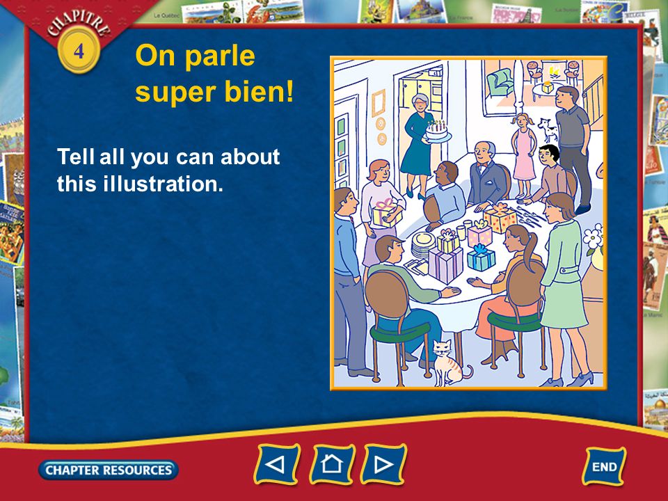 On parle super bien! Tell all you can about this illustration.