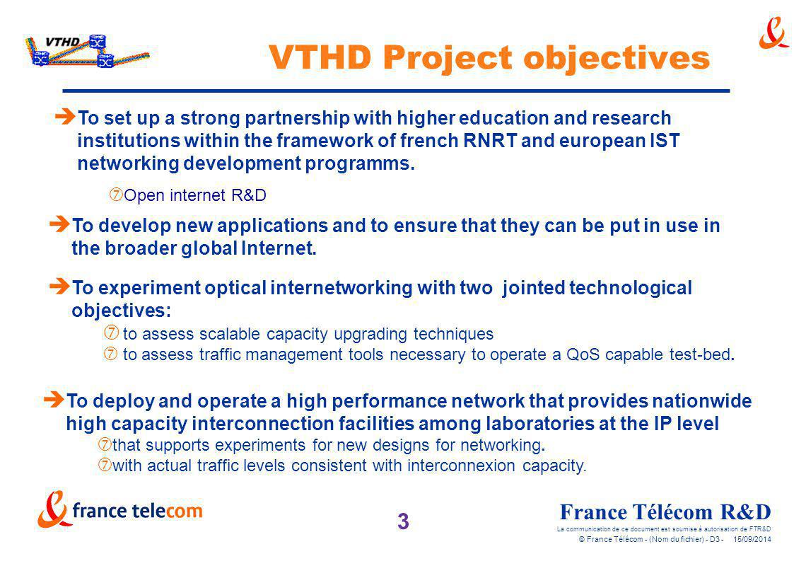 VTHD Project objectives