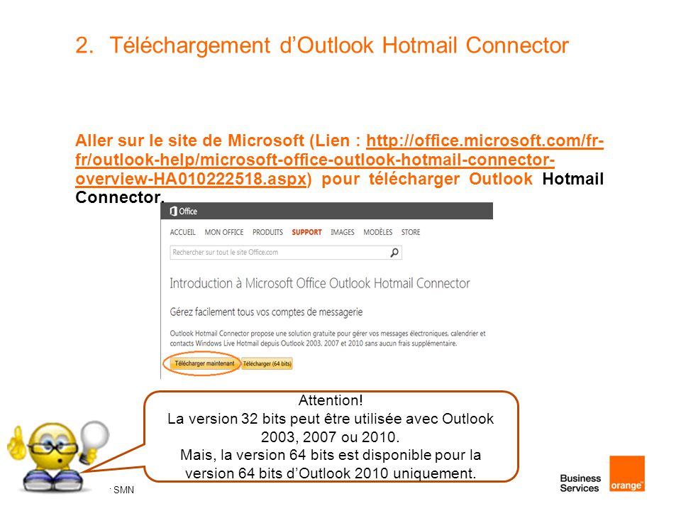 microsoft outlook hotmail connector 32 bit