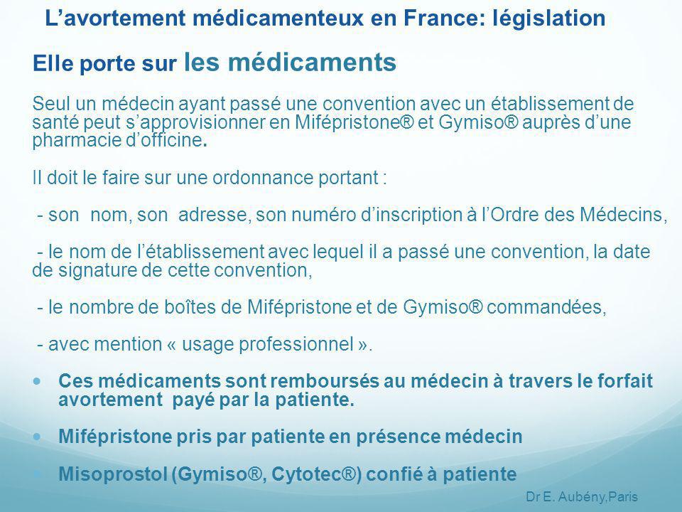 L'avortement médicamenteux en France Dr E. Aubény, Fiapac, Paris ...