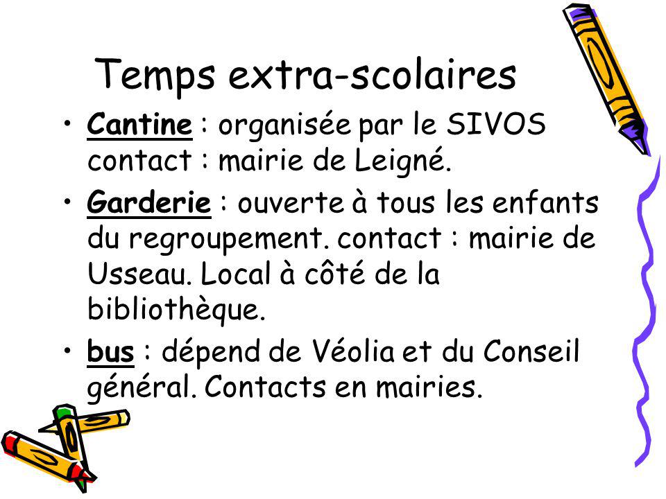Temps extra-scolaires