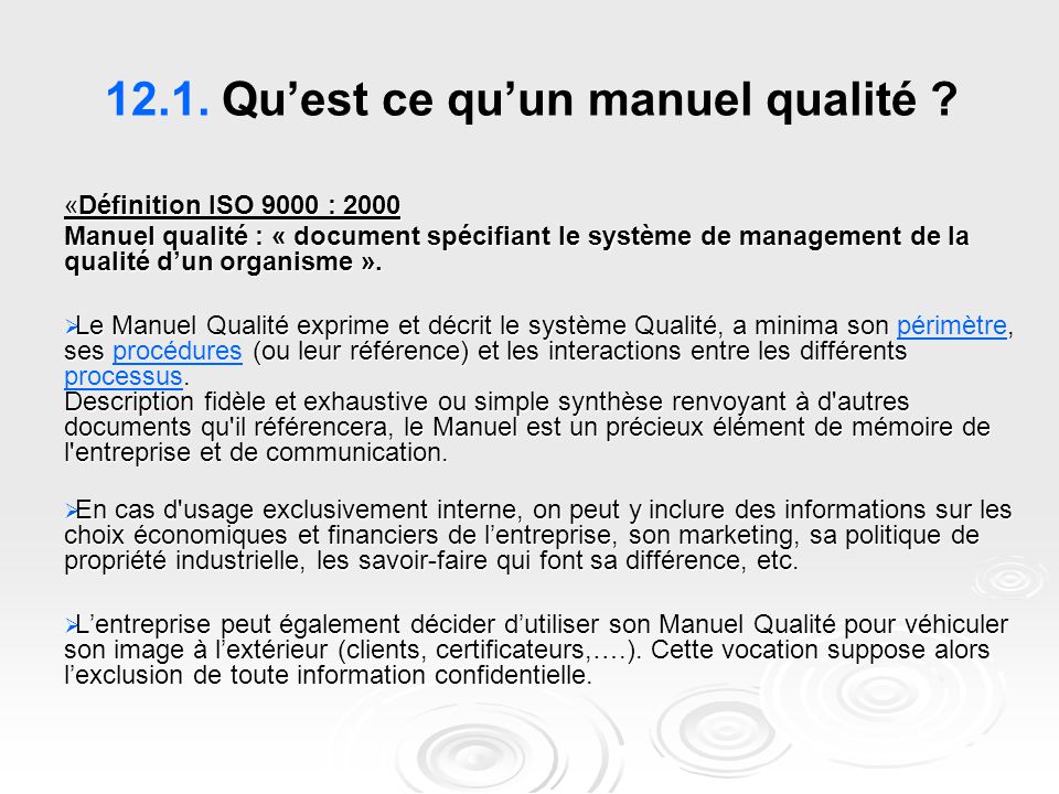 Management De La Qualite Ppt Telecharger