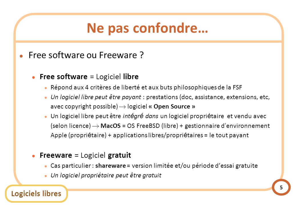 Generalites Sur Les Logiciels Libres Ppt Telecharger