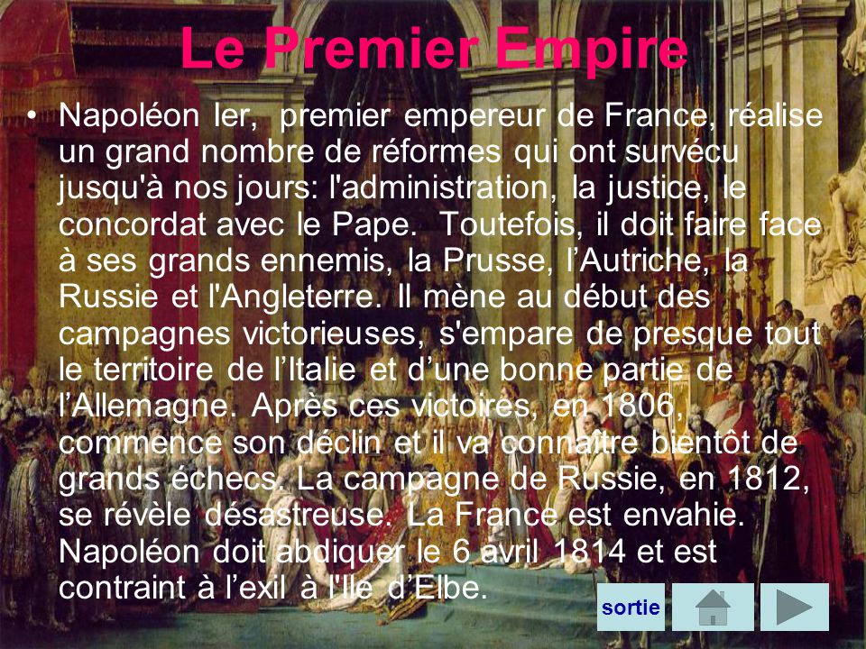 Le Premier Empire