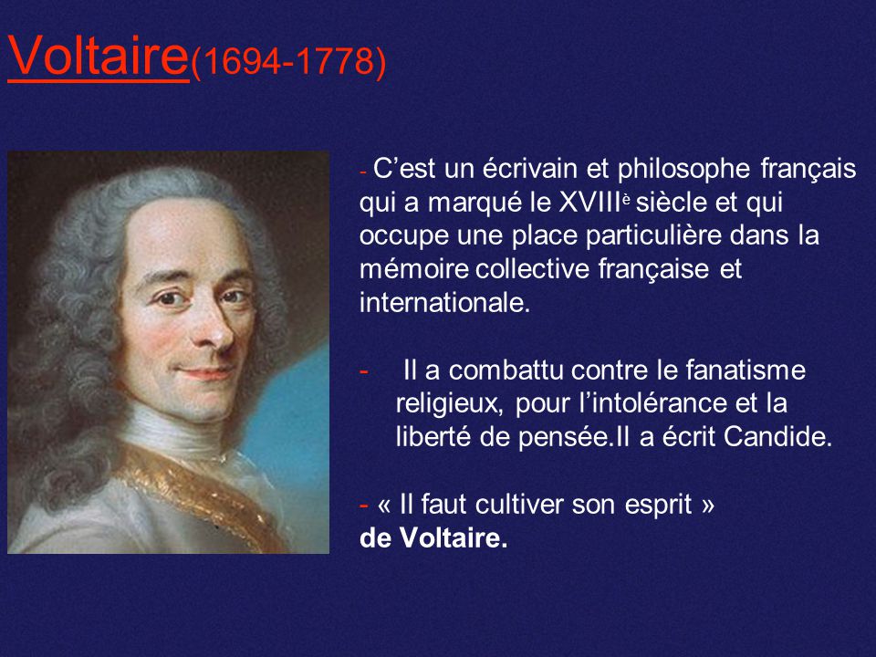 Voltaire( )