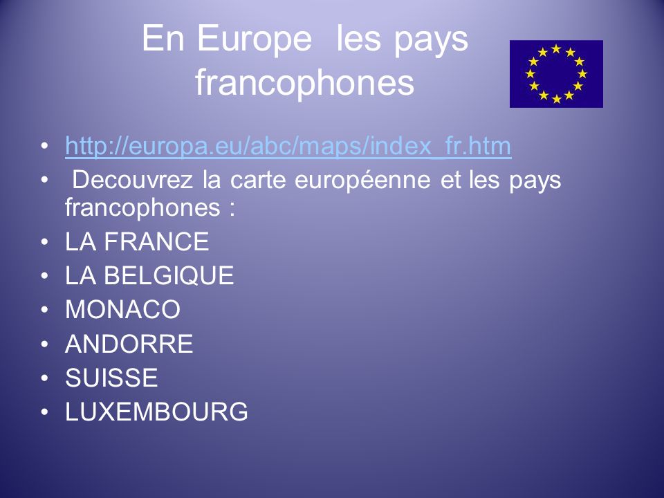 En Classe Fle Les Pays De La Francophonie Ppt Télécharger