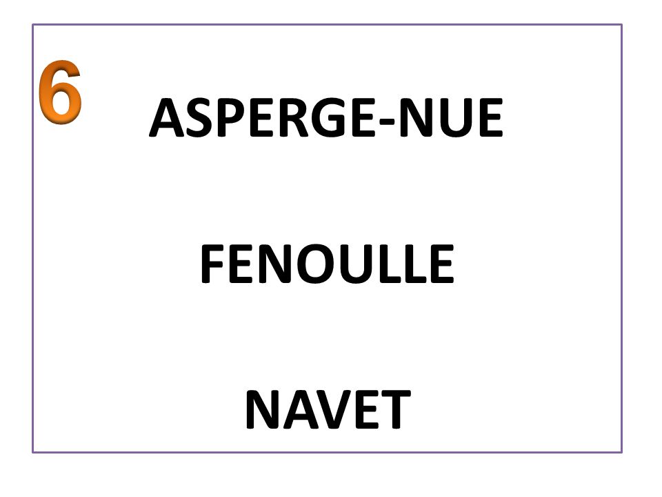 ASPERGE-NUE FENOULLE NAVET 6