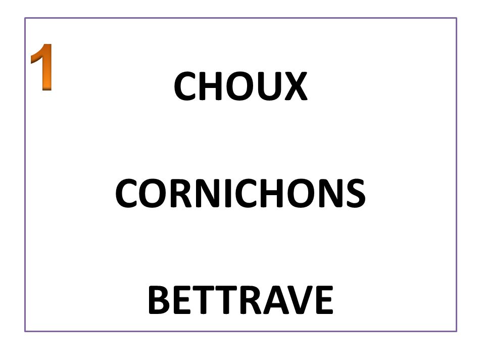 CHOUX CORNICHONS BETTRAVE 1