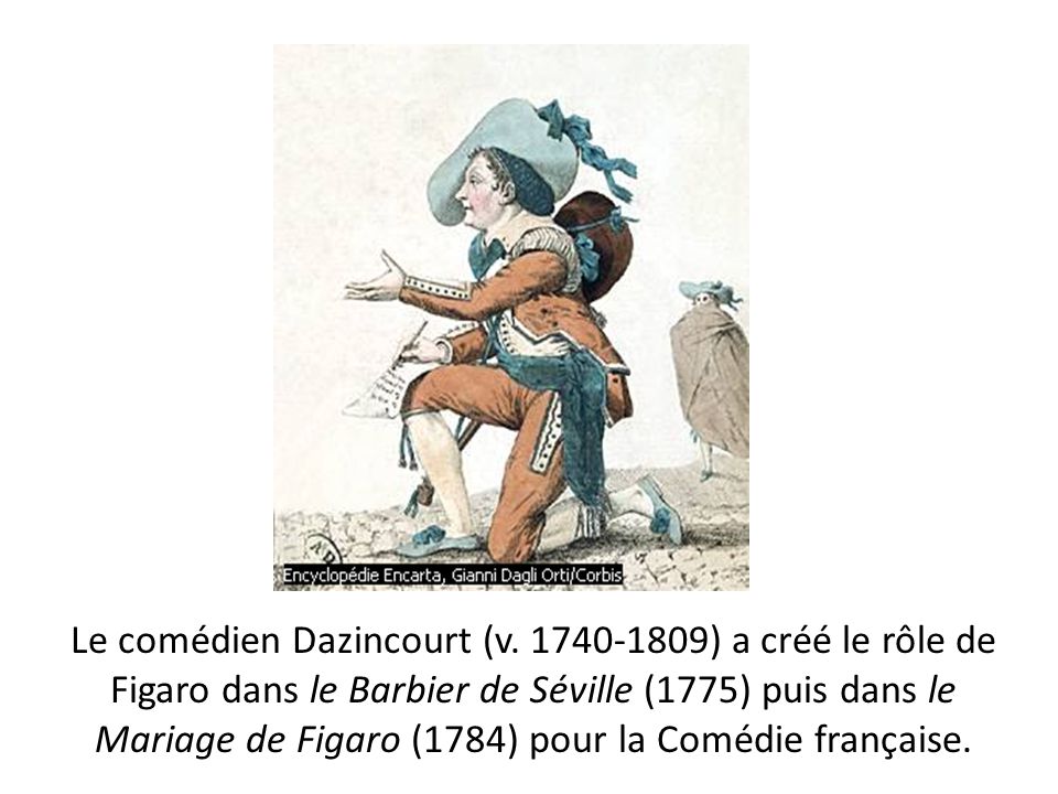 Le comédien Dazincourt (v