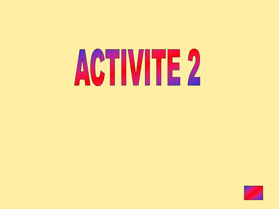 ACTIVITE 2