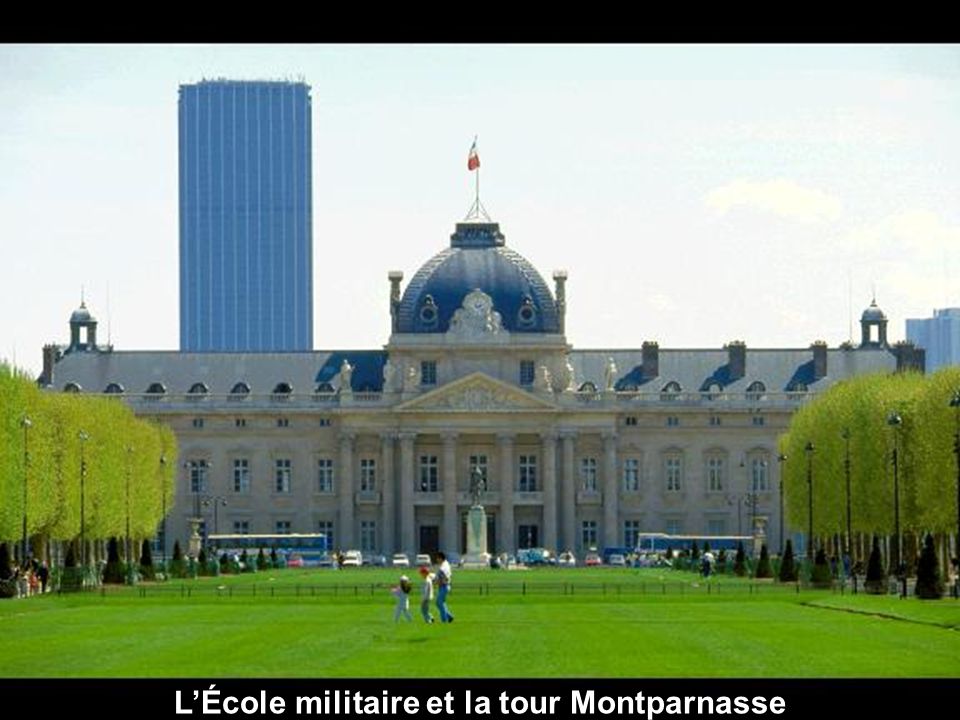 L’École militaire et la tour Montparnasse