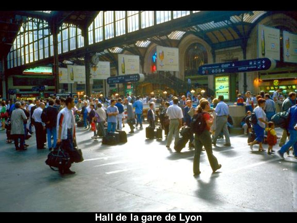 Hall de la gare de Lyon
