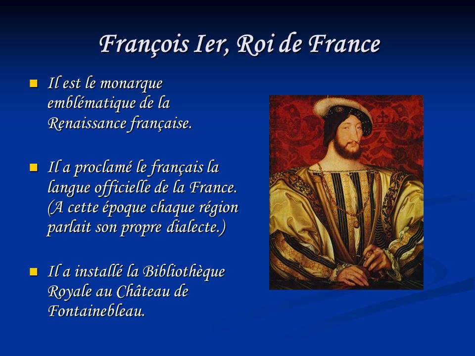 François Ier, Roi de France