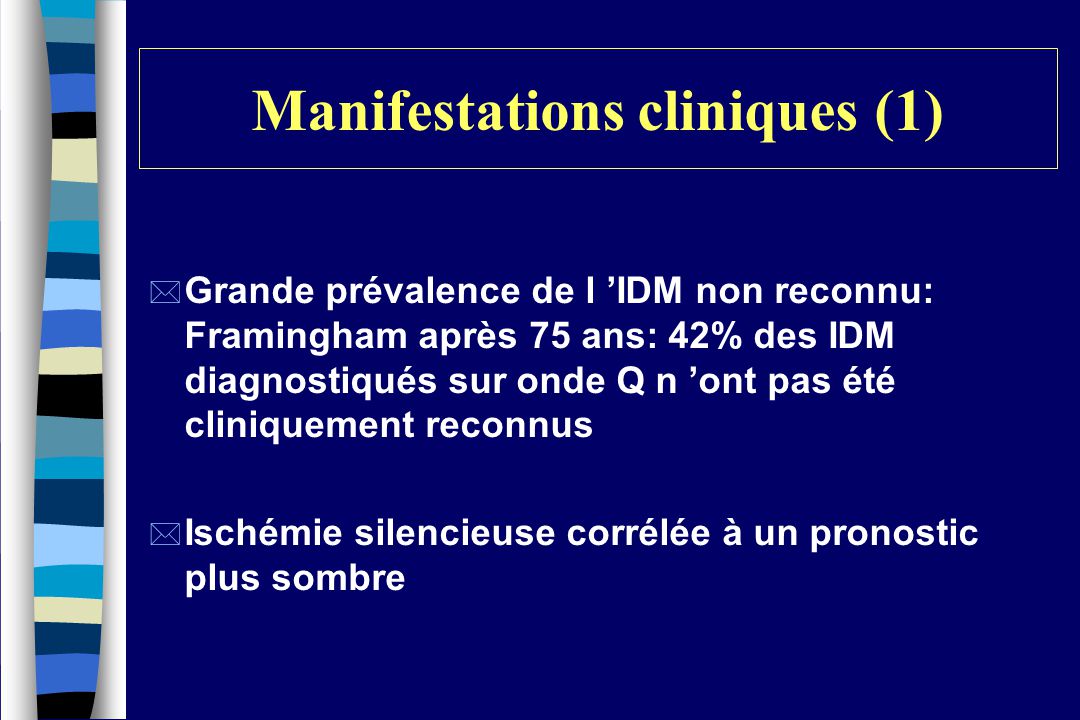 Manifestations cliniques (1)