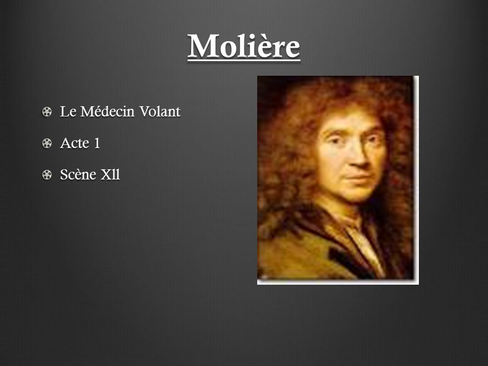 Molière Le Médecin Volant Acte 1 Scène Xll