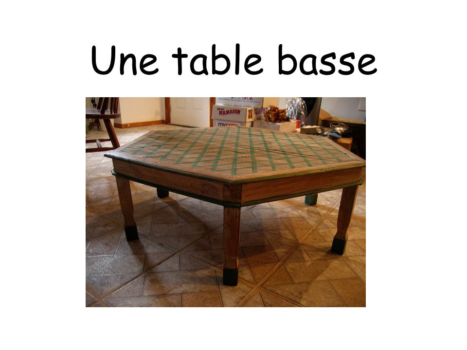 Une table basse