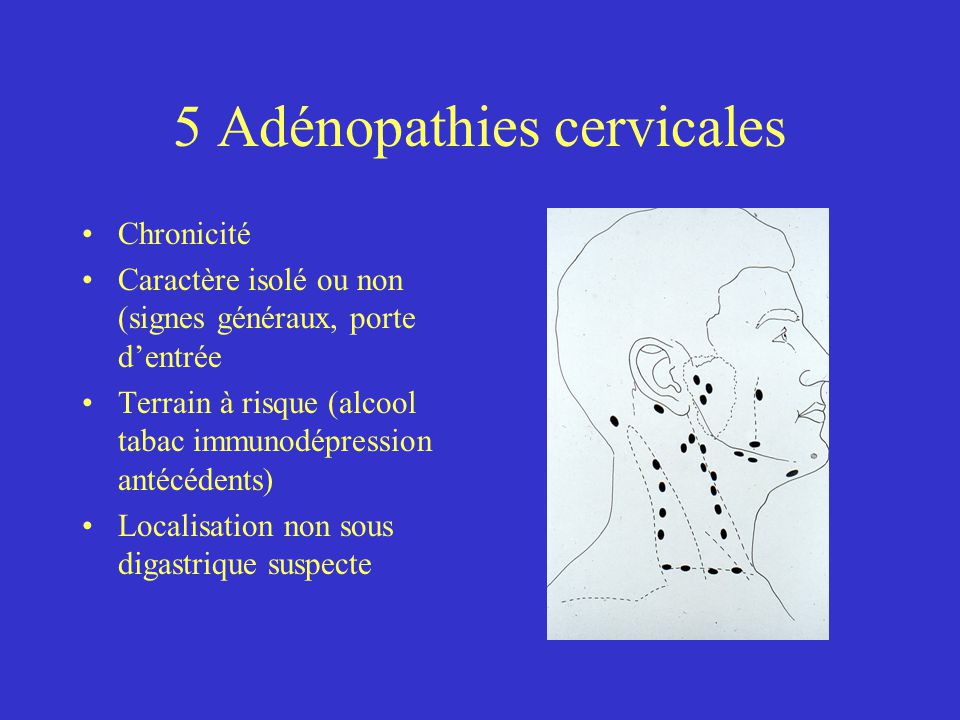 5 Adénopathies cervicales