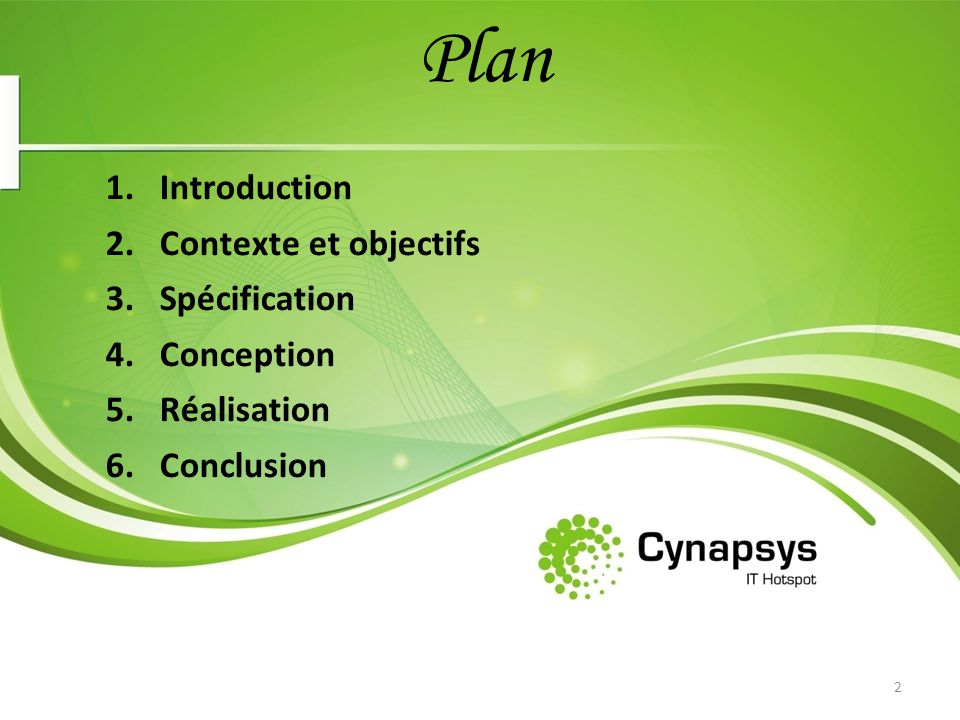 Plan Introduction Contexte et objectifs Spécification Conception