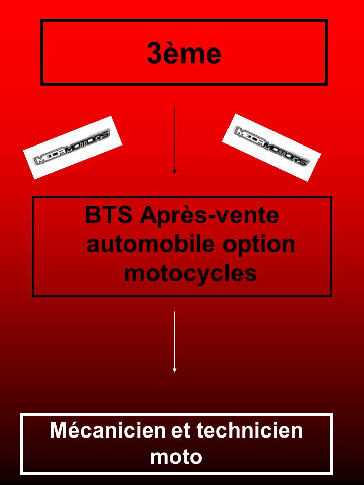 3ème BTS Après-vente automobile option motocycles