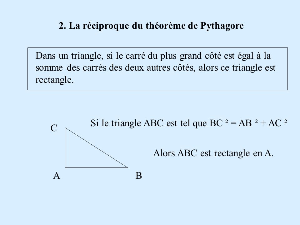 Découvrir 172+ Imagen Theoreme De Pythagore Formule - Fr.thptnganamst ...