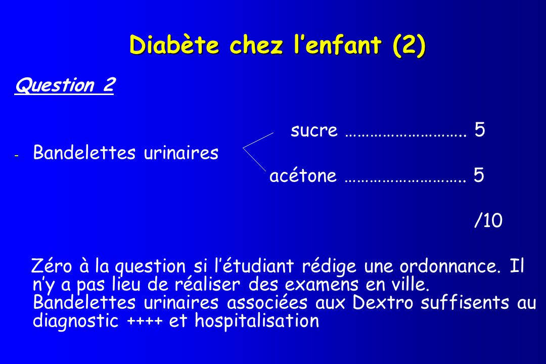 Diabète chez l'enfant (1) - ppt télécharger