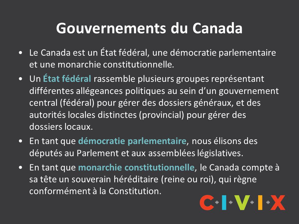 Gouvernements du Canada