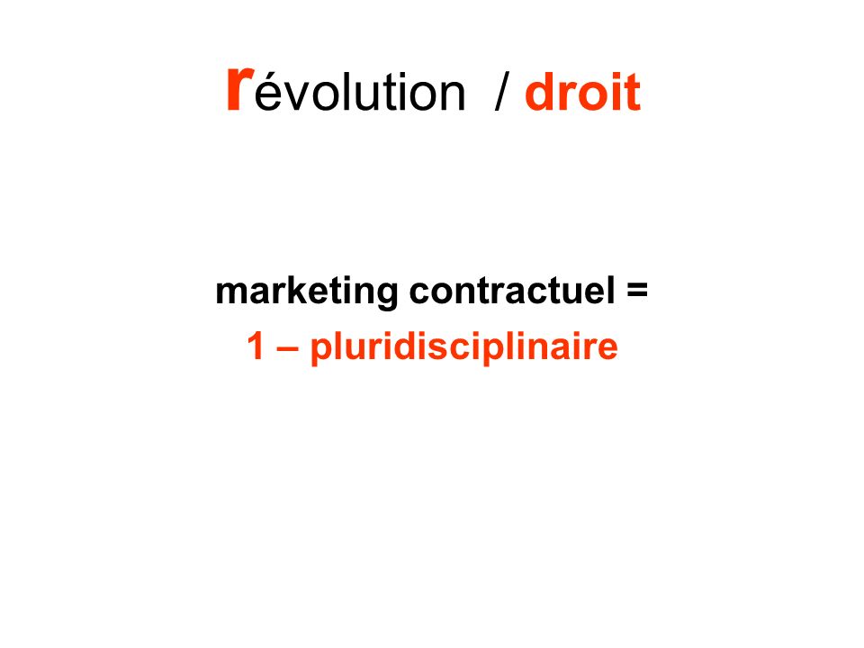 marketing contractuel =