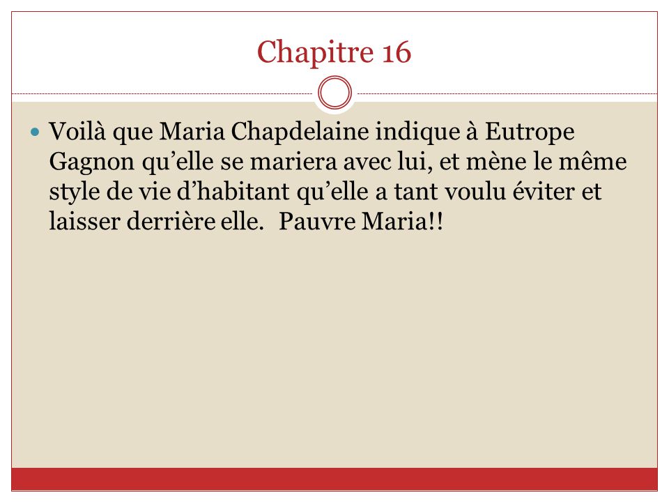 Chapitre 16