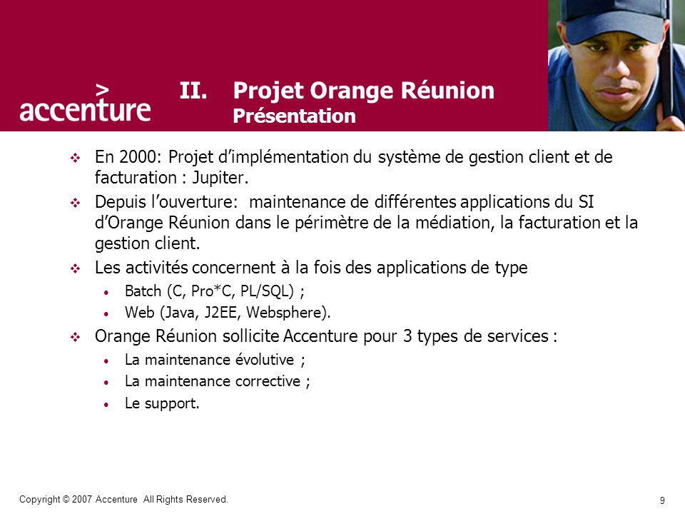 Projet Orange Réunion Présentation