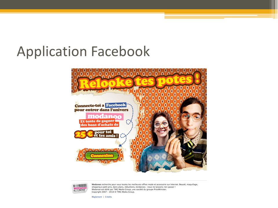 Application Facebook