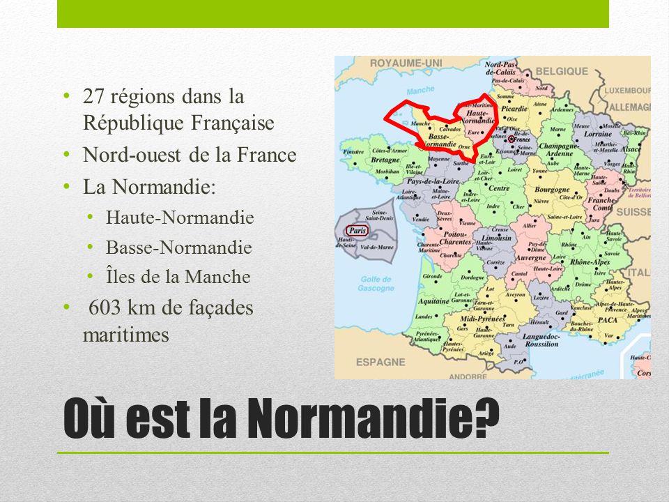 PPT - Basse-Normandie et Haute-Normandie PowerPoint Presentation, free  download - ID:2569501