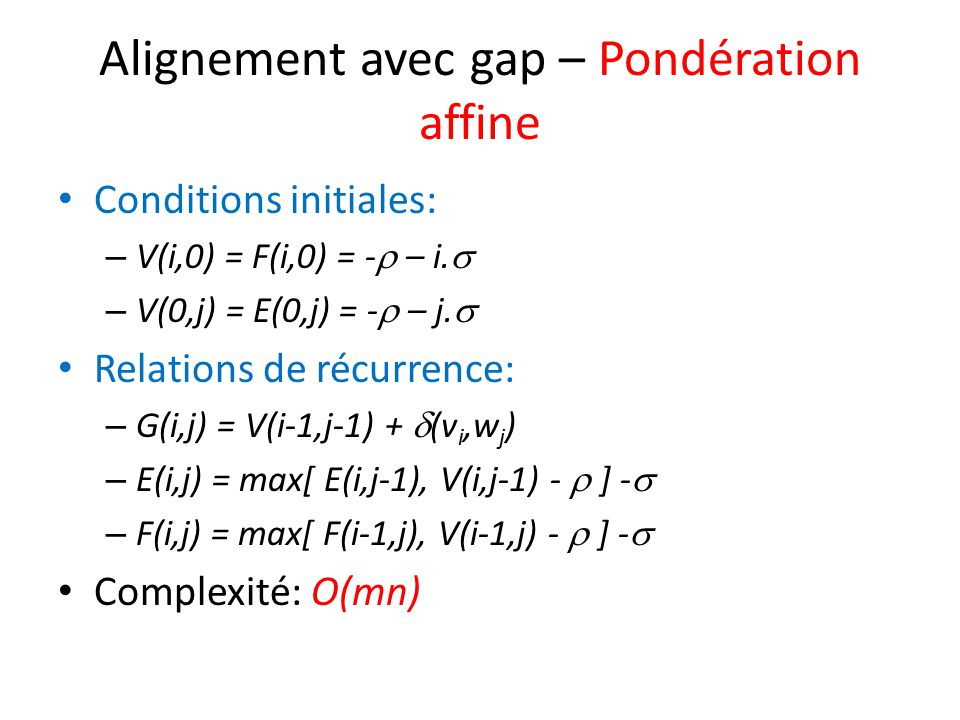 Alignement De Sequences Biologiques Ppt Telecharger