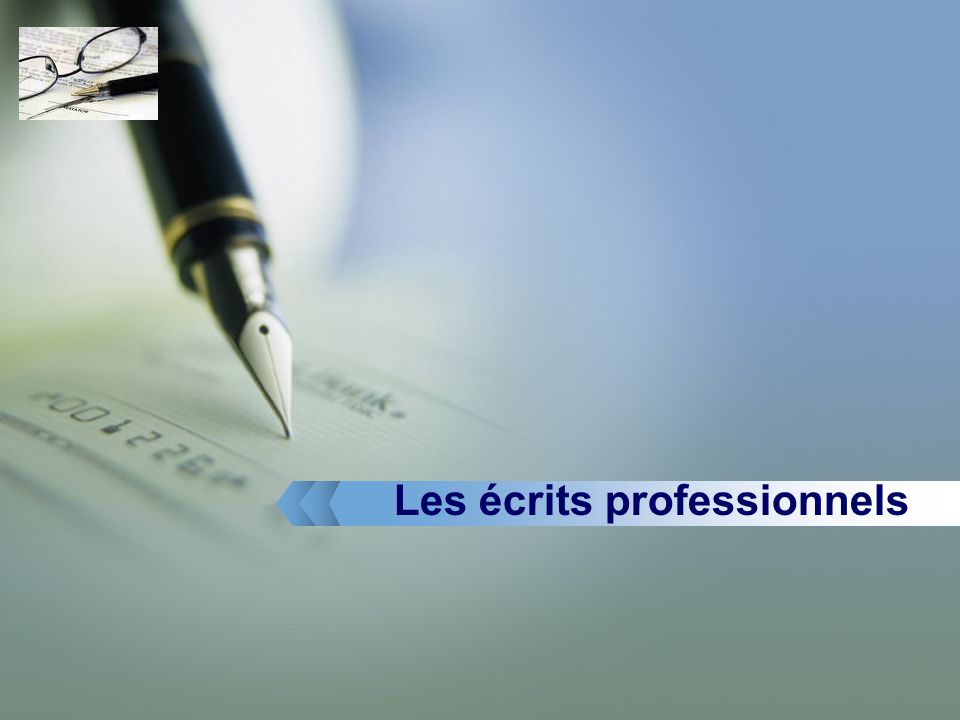 Les écrits Professionnels - Ppt Video Online Télécharger